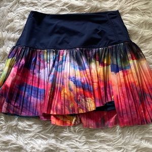 Lucky in Love pleated tennis colorful skirt.